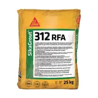 Замазка Sika за закрито и открито  25 кг, сива, SikaGrout-312 RFA