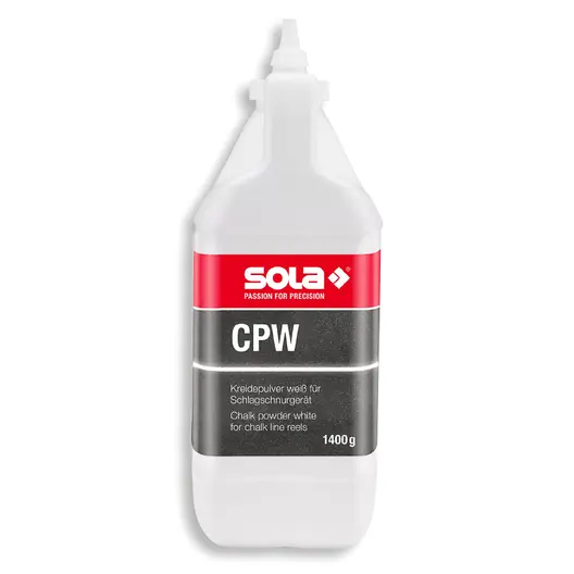 Боя за зидарска чертилка Sola тебеширен прах бяла  1400 г, CPW 1400