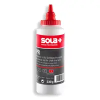 Боя за зидарска чертилка Sola тебеширен прах червена  230 г, CPR