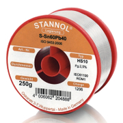 Тинол Stannol на ролка  1 мм, 0.25 кг, HS10 - product - 006 STA2572