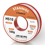Тинол Stannol на ролка  1 мм, 0.1 кг, HS10 - product - 006 STA2573