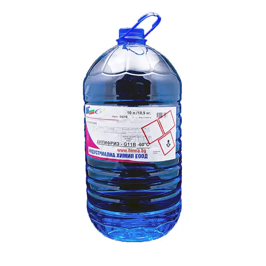 Антифриз Himia концентрат  10 л, -60 °C, син, G11B