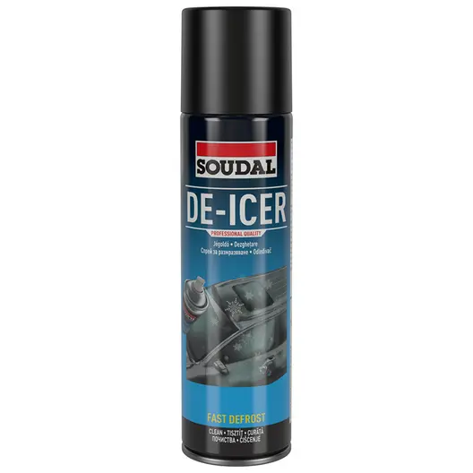 Препарат Soudal за размразяване на автомобилни стъкла  0.4 л, De-Icer