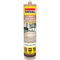 Лепило уплътнително Soudal акрилно за паркет и ламинат  310 мл, череша