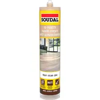 Лепило уплътнително Soudal акрилно за паркет и ламинат  310 мл, дъб