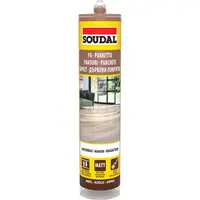 Лепило уплътнително Soudal акрилно за паркет и ламинат  310 мл, махагон