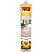 Лепило уплътнително Soudal акрилно за паркет и ламинат  310 мл, бреза