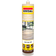 Лепило уплътнително Soudal акрилно за паркет и ламинат  310 мл, явор - product - 006 SUD 652