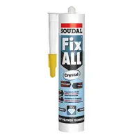 Лепило универсално Soudal полимерно  290 г, прозрачно, Fix All Crystal