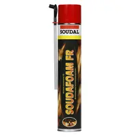 Полиуретанова пяна Soudal ръчна монтажна пожароустойчива 750 мл, Soudafoam FR