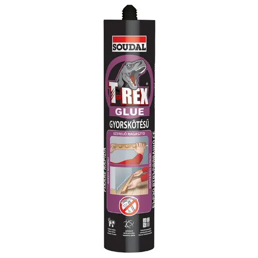 Лепило универсално Soudal полимерно  280 г, T-Rex Glue