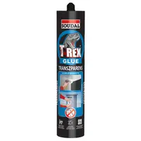 Лепило универсално Soudal полимерно  310 г, прозрачно, T-Rex Glue