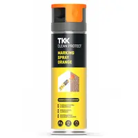 Спрей TKK маркировъчен флуоресцентен  0.5 л, оранжев, Clean Protect
