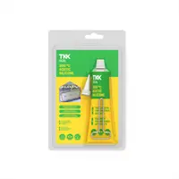 Силикон лепило TKK уплътнително термо- и маслоустойчиво  60 мл, червено, 300 °C Acetic Silicone