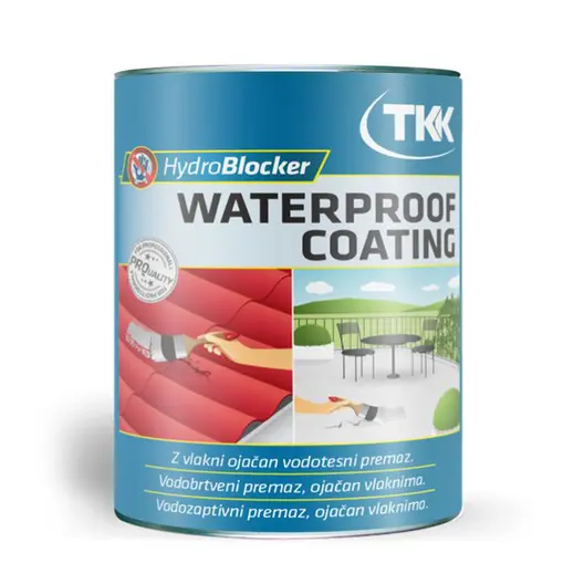 Течна хидроизолационна мембрана TKK еластична многофункционална сив, HydroBlocker Waterproof Coating