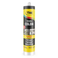 Санитарен силиконов уплътнител TKK  300 мл, черен, Tekasil Color