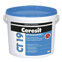 Грунд контактен с песъчинки Henkel за плочки и мазилки  25 кг, светлочервен, Ceresit CT 19