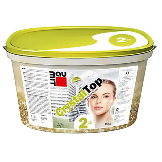 Мазилка Baumit силикат-силиконова фасадна 25 кг, CrystalTop