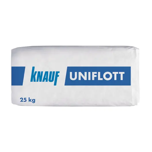 Шпакловка Knauf за гипскартон суха смес 25 кг, Uniflott