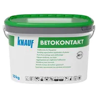 Грунд контактен с песъчинки Knauf за плочки и мазилки  20 кг, червен, Betokontakt