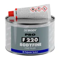 Кит Body полиестерен за автомобили 0.25 кг, бял, F220 Bodyfine