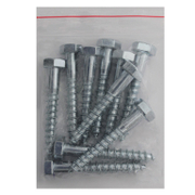 Винт за дърво Valenta с шестостенна глава поцинкован  10x70 мм, SW 17, 10 бр./опак., DIN 571 - product - 007 TGK 399