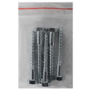 Винт за дърво Valenta с шестостенна глава поцинкован  10x80 мм, SW 17, 5 бр./опак., DIN 571 - product - 007 TGK 400