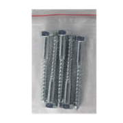 Винт за дърво Valenta с шестостенна глава поцинкован  10x90 мм, SW 17, 5 бр./опак., DIN 571 - product - 007 TGK 401