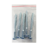 Винт за дърво Valenta с шестостенна глава поцинкован  10x100 мм, SW 17, 5 бр./опак., DIN 571 - product - 007 TGK 402