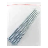 Винт за дърво Valenta с шестостенна глава поцинкован  8x200 мм, SW 13, 5 бр./опак., DIN 571