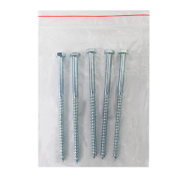 Винт за дърво Valenta с шестостенна глава поцинкован  8x140 мм, SW 13, 5 бр./опак., DIN 571 - product - 007 TGK 915