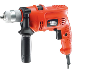 Бормашина Black & Decker ударна с плавно регулиране 500 W, 3.7 Nm, 2-13 мм, KR504CRE
