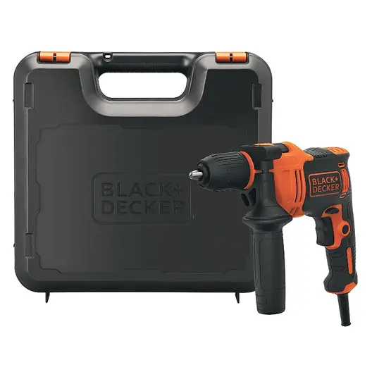 Ударна бормашина Black & Decker кабелна  710 W, 0-2800 об./мин, 1.5-13 мм, BEH710K