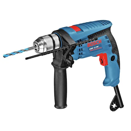 Ударна бормашина Bosch кабелна  600 W, 10.8 Nm, 0-2800 об./мин, 1.5-13 мм, GSB 13 RE