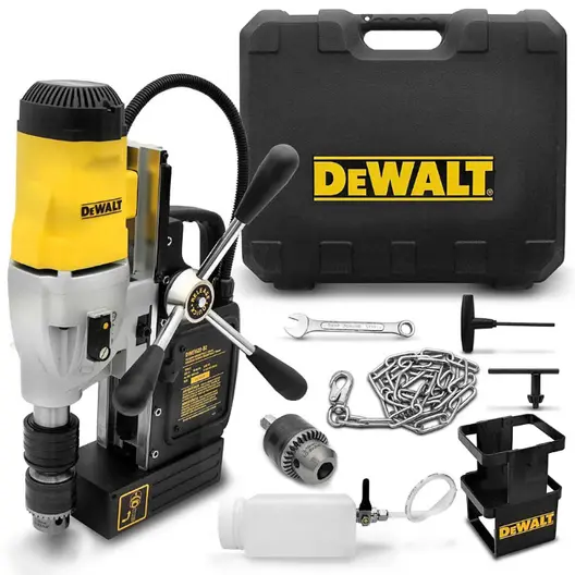 Магнитна бормашина DeWALT  1200 W, 0-450 об./мин, 3.8 kN, DWE1622K