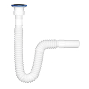 Сифон за мивка Nova Plastic PVC гофриран разглобяем  ф 32x64 мм, 700 мм - product - 010 AKA 516