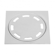 Решетка за подов сифон Agriya метална хромирана  100х100 мм, квадрат, 793 - product - 010 AKA 512