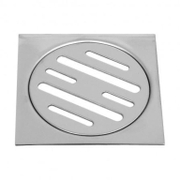 Решетка за подов сифон Agriya метална хромирана  80х80 мм, квадрат, 798 - product - 010 AKA 858