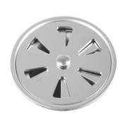 Решетка за подов сифон Agriya метална хромирана затваряща се ф 100 мм, кръг, 795 - product - 010 AKA 885