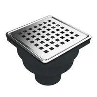 Сифон подов Akvo с долно оттичане пластмасов с воден затвор 100х100 мм, ф 50 мм, 3000-50-1A
