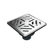 Сифон подов Akvo с долно оттичане пластмасов с воден затвор и клапа 150x150 мм, ф 50 мм, квадрат, 3003-50-A - product - 010 AKV1044