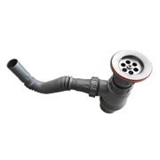 Сифон за мивка Muff Matik PVC гофриран разглобяем  ф 32x80 - product - 010 AKV1303