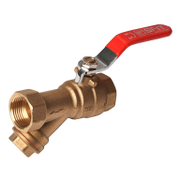 Кран APM сферичен метален с филтър 3/4, резба Ж <> резба Ж - product - 010 BRL 175