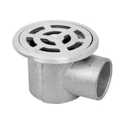 Сифон подов Dragolovi със странично оттичане алуминиев  83 мм, ф 50 мм, кръг - product - 010 DPL 233