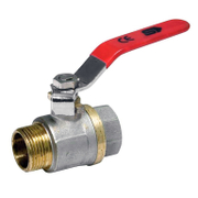 Кран сферичен метален с нипел 1 1/4, резба М <> резба Ж - product - 010 DTR 458