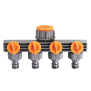 Съединител на маркучи TopGarden бърза връзка М - бърза връзка М - резба Ж за спирателен кран със стоп 1/2 - 3/4 - product - 010 EMC1157