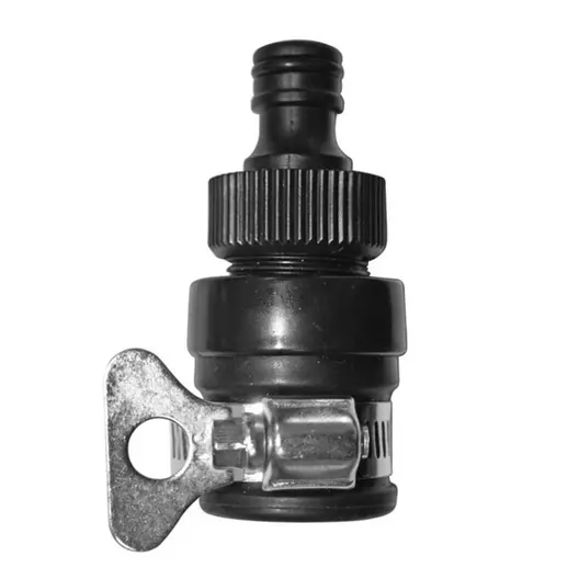 Съединител на маркучи TopGarden бърза връзка М - чешма  1/2" - 3/4"
