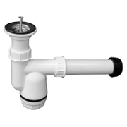 Сифон за мивка Emko PVC с твърда връзка  ф 40x62 мм - product - 010 EMG 237