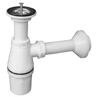 Сифон за мивка Emko PVC с твърда връзка  ф 40x62 мм
