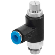 Дросел-обратен клапан Festo възвратен отработен въздух  0.2-10 bar, 6 мм, GRLA-1/4-QS-6-RS-B - product - 010 FSL 136